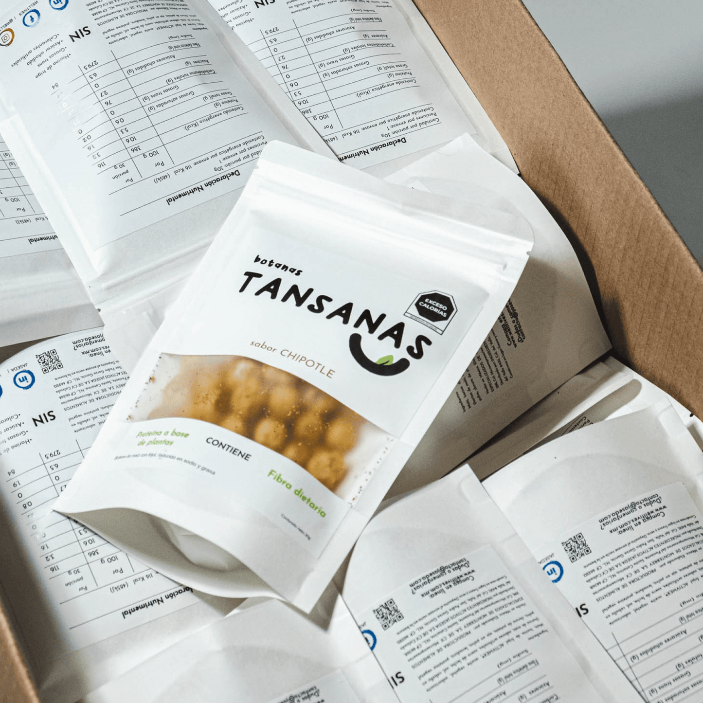 Caja 30 pz Botanas Tansanas – Chipotle